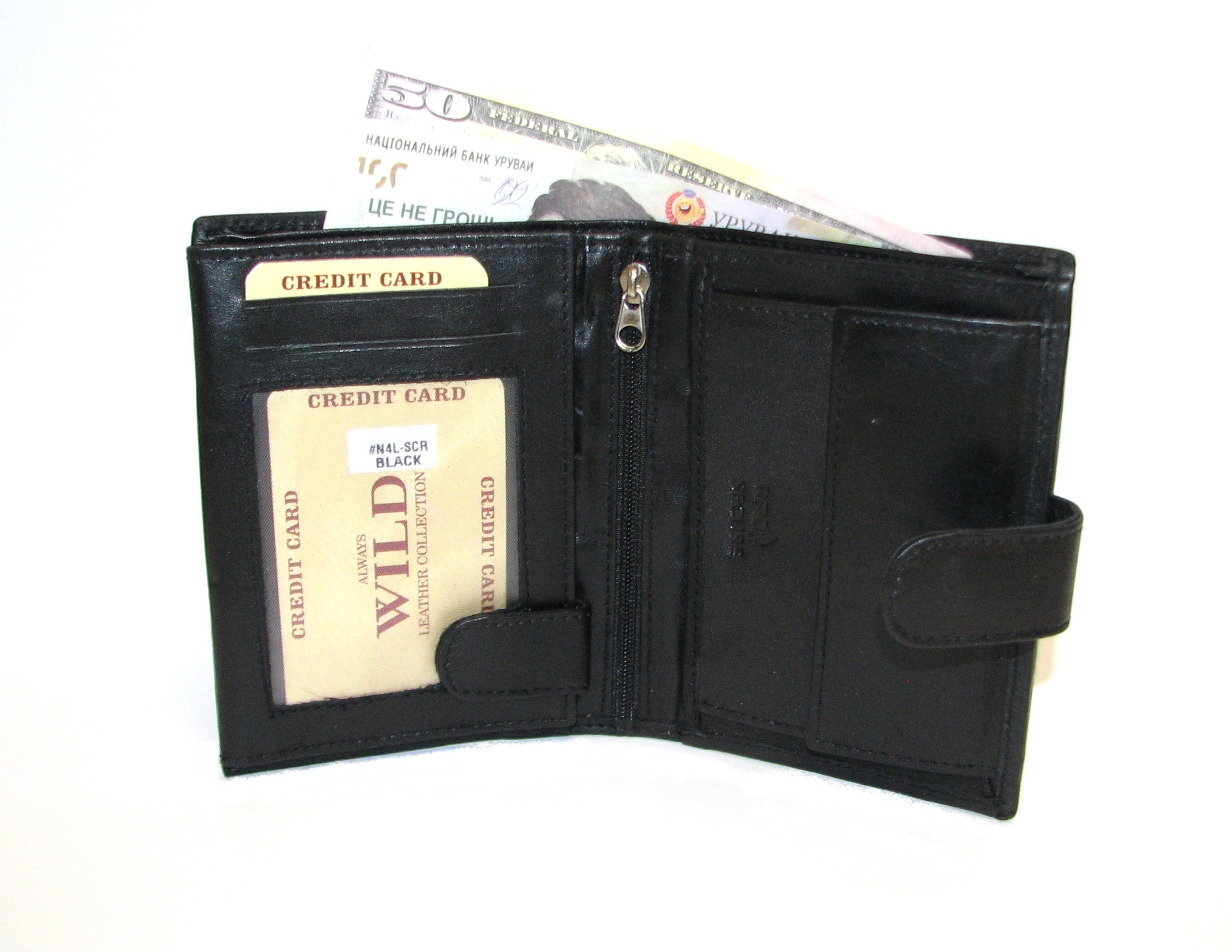 Гаманець чоловічий Always Wild N4L-SCR/3117 Black Гаманець чоловічий Always Wild N4L-SCR/3117 Black